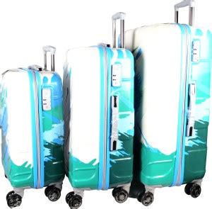 PB- Pearl Pearl Bags Graphic Printed Set of 3 Combo Trolley Bags Cabin ...