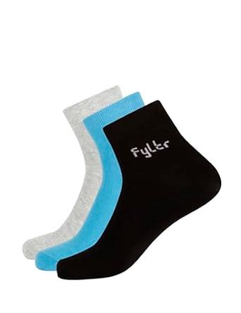 FYLTR Men’s Ankle Length Socks – Solid Color | Pack of 3 | Anti ...