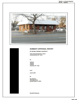 To View A Sample Commercial Desktop Appraisal Report - Eappraiser ...