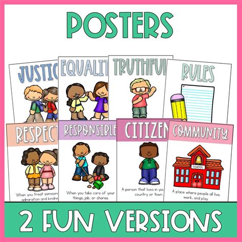 Citizenship Activities | Good Citizen Poster| Responsible Citizens ...