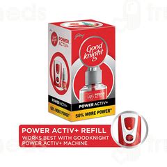 Good Knight Power Activ Plus Refill Liquid 45 Ml - Uses, Side Effects ...