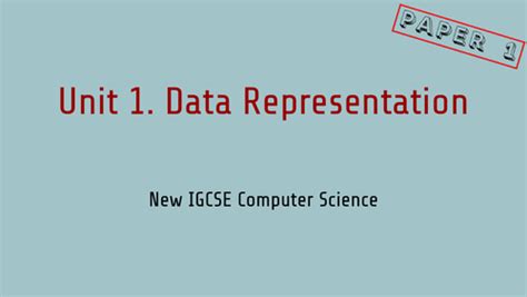 Image result for Data Representation Computer Science Gcsce
