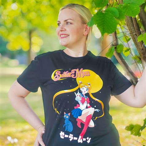 Sailor Moon - Crew T-Shirt schwarz | Elbenwald