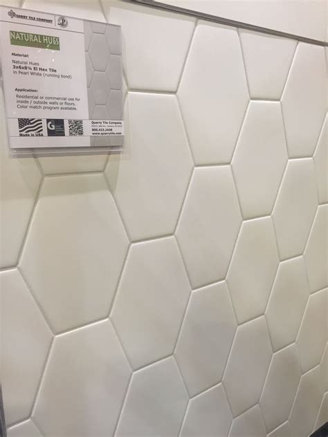 White Hexagon Floor Tile