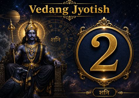 Saturn in the 2nd House in Vedic Astrology