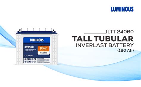 Luminous Inverlast ILTT24060 Tall Tubular Inverter Battery
