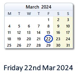 22 March 2024: History, News, Top Tweets, Social Media & Day Info - IN