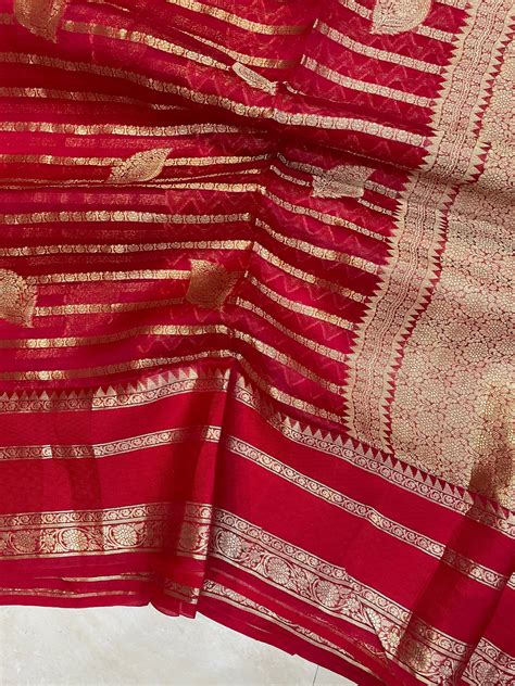 Pure Kora Handloom Banarasi Saree — The Handlooms