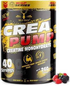 WILD BUCK CREA PUMP(Creatine Monohydrate) For Increased Muscles ...