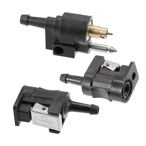 X AUTOHAUX 3pcs Marine Boat Engine Fuel Line Connector Fittings 6mm ...