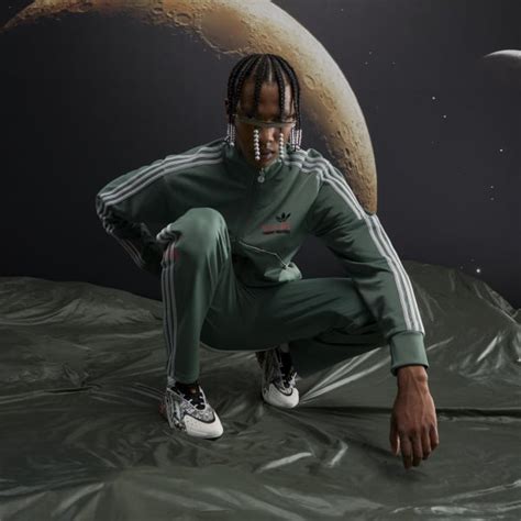 adidas Boba Fett Firebird Track Pants - Green | Free Shipping with adiClub
