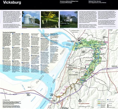 Park Maps and Brochure - Vicksburg National Military Park (U.S ...