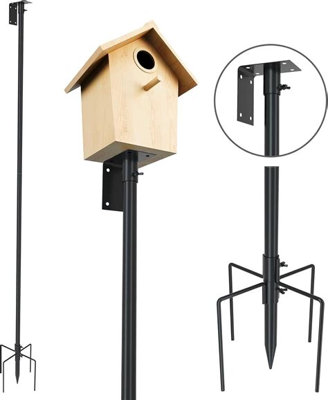 Amazon.com : ERYTLLY Bird House Pole Mount Kit 96 Inch - Adjustable ...