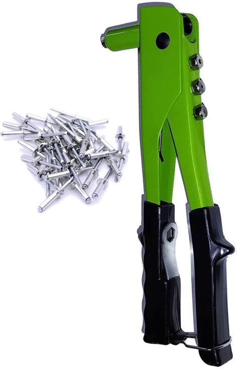 Inditrust new 1pc 10" Rivet Gun and Rivets, Riveter Nail Gun, Pop ...