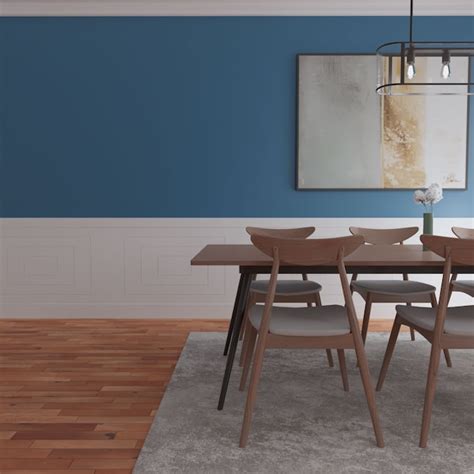 Ekena Millwork 36-in x 94-1/2-in Smooth Mid Century Modern White PVC ...