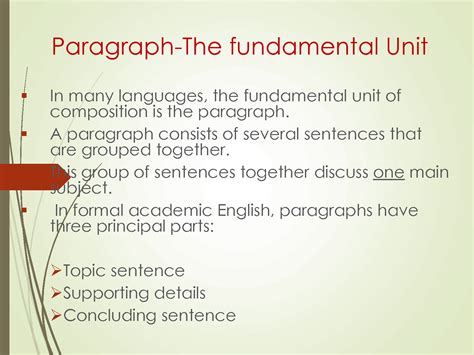 Image result for Basic Paragraph Structure