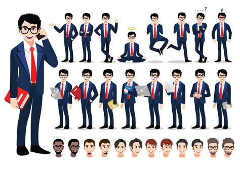 Cartoon Business Man Vector 的图像结果