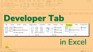 Image result for How to Find Developer in Excel