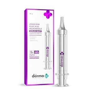The Derma Co. 20000 PPM Kojic Acid Microneedle Face Serum Shot for ...