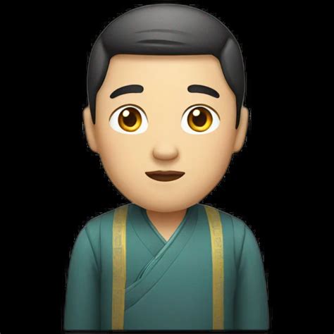 Traditional chinese male emoji | AI Emoji Generator