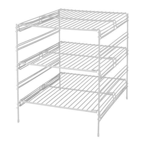Panacea Grayline 40918, 3 Adjustable Base Cabinet Helper Shelf, White ...