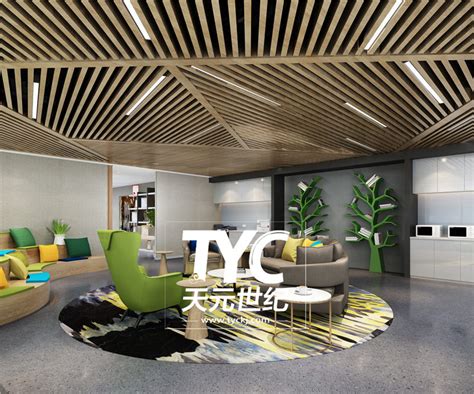 天津360办公室装修设计-北京天元世纪装饰