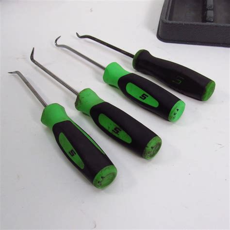 Snap-on Tools USA SGASA204CG 4-Piece Mini Pick Set - Green