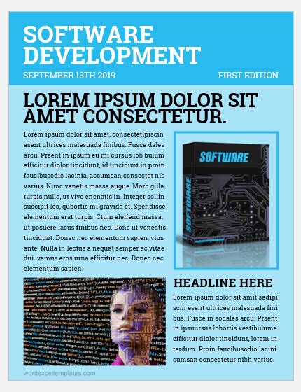 Image result for Newsletter Templates Software