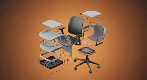 Image result for Chair Exploded-View
