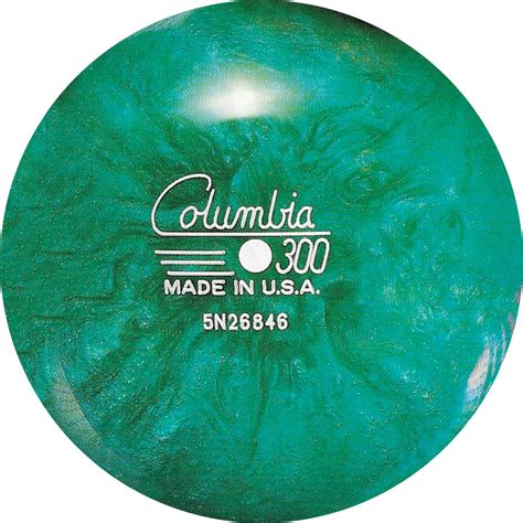 Columbia 300 Turquoise White Dot Bowling Ball - 123Bowl