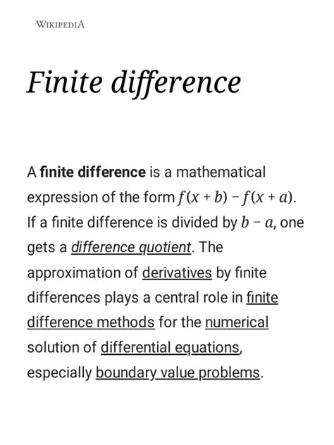 Image result for Finite Difference Python