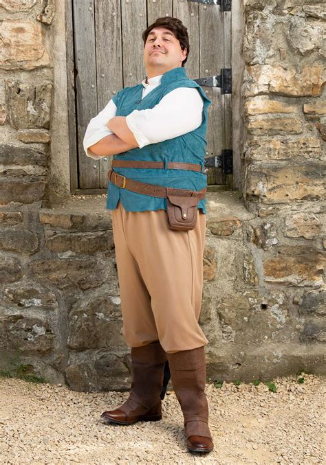 Plus Size Tangled Flynn Rider Costume for Men