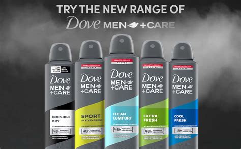 Buy Dove Men+Care Clean Comfort Dry Spray Antiperspirant Deodorant, Up ...