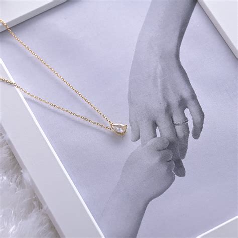 Buy Dewdrop solitaire necklace online- Palmonas – PALMONAS