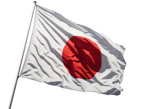 Japan flag Isolated on transparent background. AI generative 27112720 PNG