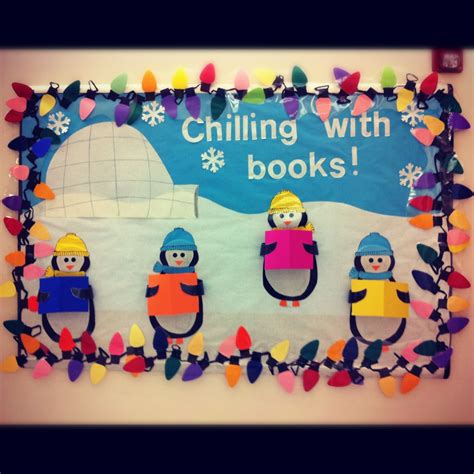 December bulletin board I made for my library! | Library bulletin ...