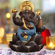 Buy ARCHIES Buddha Statues for Living Room Buddha Idol Smoke Fountain ...