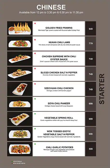 Menu of Royal Bistro Brewery - Hotel The Royal Plaza, Janpath, New Delhi