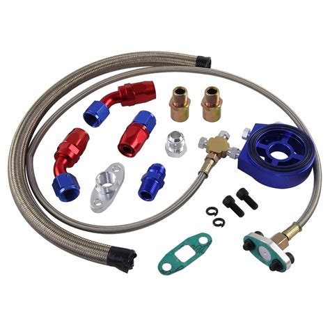 AN4 Feed And Return Line For Turbo CXRacing Turbo Oil Feed And Return ...