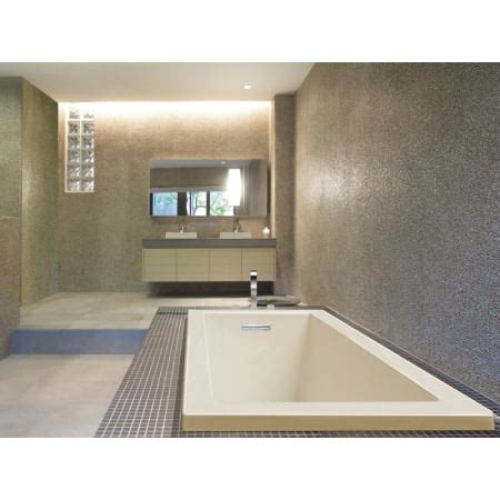MTI Baths AEAP92U-WH-DI Andrea 2 Designer 72" Drop In Acrylic Air ...