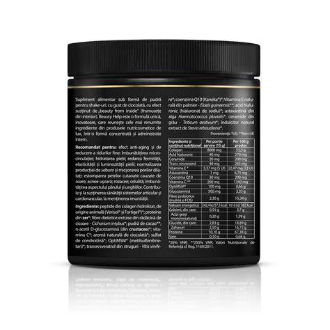 Beauty Help Ultra-Complex 9-in-1 Collagen Formula cu aroma de ciocolata, 300g, Zenyth - Cumpara ...