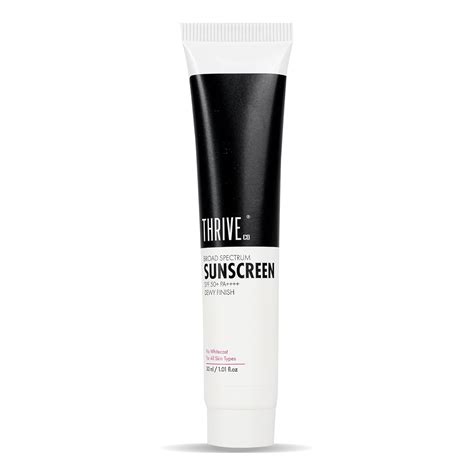 ThriveCo Water-based Sunscreen | Broad Spectrum & Spf 50 Pa++++ | UV A ...