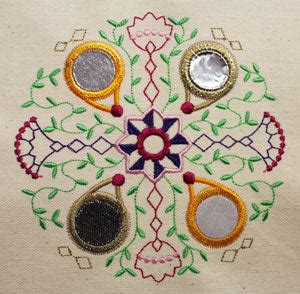 Image result for Shisha Embroidery Tutorial