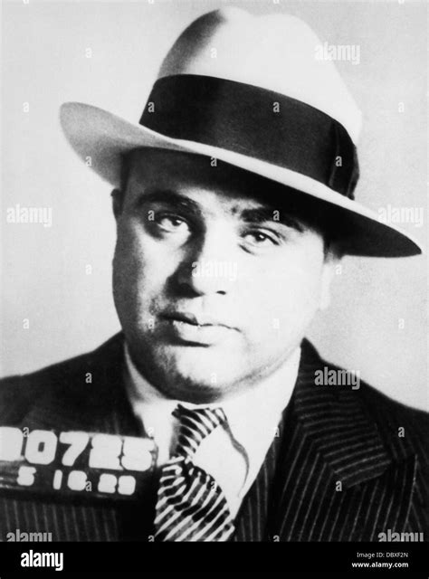 PRISON 1920 MUG SHOT OF CHICAGO gangster Al Capone SCARFACE Photo Stock ...