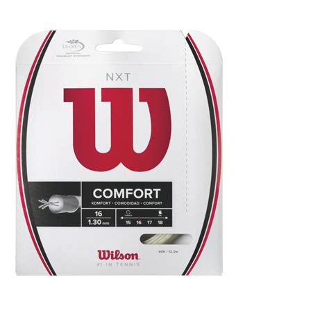 Buy Wilson NXT 16 Tennis Racquet String (16 Gauge, 1.30mm) Online at ...