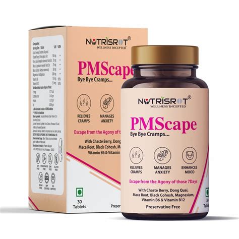 Buy NUTRISROT̖ PMScape Helps PMS Relief from Period Pains, Bloating ...