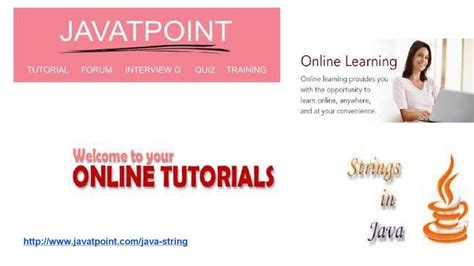 Image result for Java String Tutorial