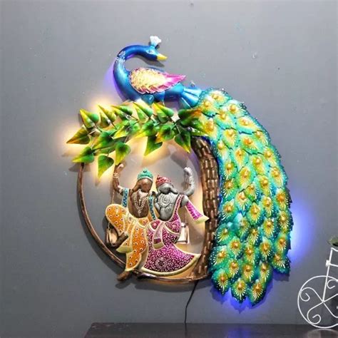 Decor Ideas: राधा-कृष्ण के आर्ट पीस से सजाएं घर - radha-krishna-3d-wall ...