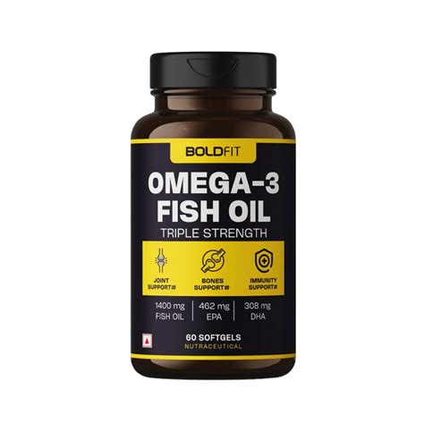 Boldfit Fish Oil Capsules Fish Oil Omega 3 Capsules for Men and Women ...