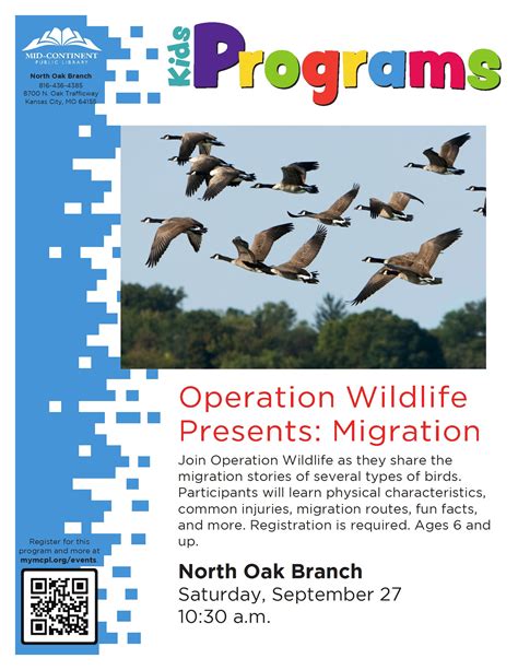 Operation Wildlife Presents: Migration | Kids Out and About Kansas City
